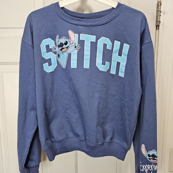 Disney Stitch Experiment 626 Jerry Leigh Sweatshirt Woman Small - Picture 1 of 7